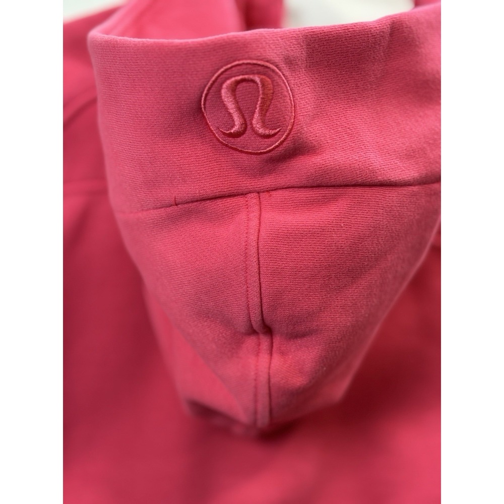 Lululemon Scuba 1/2 Zip Fleece Pullover Hoodie Pink XS LW3DM4S.0 - Picture 13 of 13